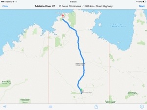 Up the highway from Alice