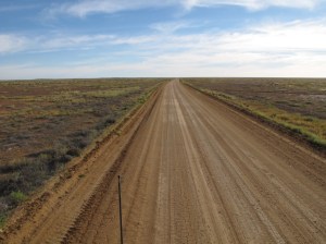 Woomera - a lonely track